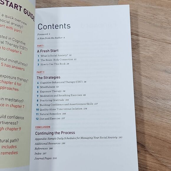 🔺️NWOT Thriving with Social Anxiety Book - Picture 3 of 3